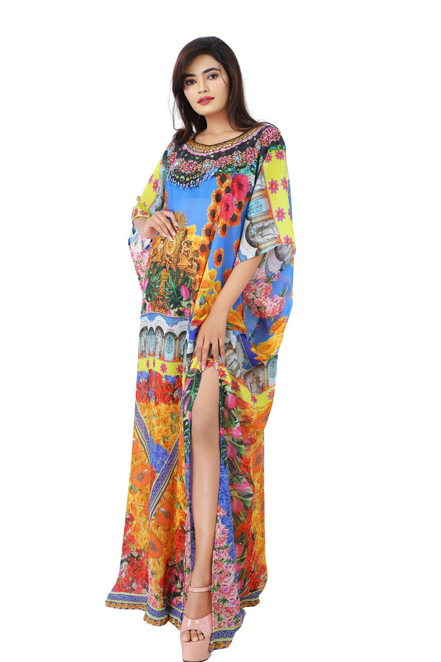 Women Beach wear cloth Online Best Offer Silk Kaftans Designer Kaftans ...